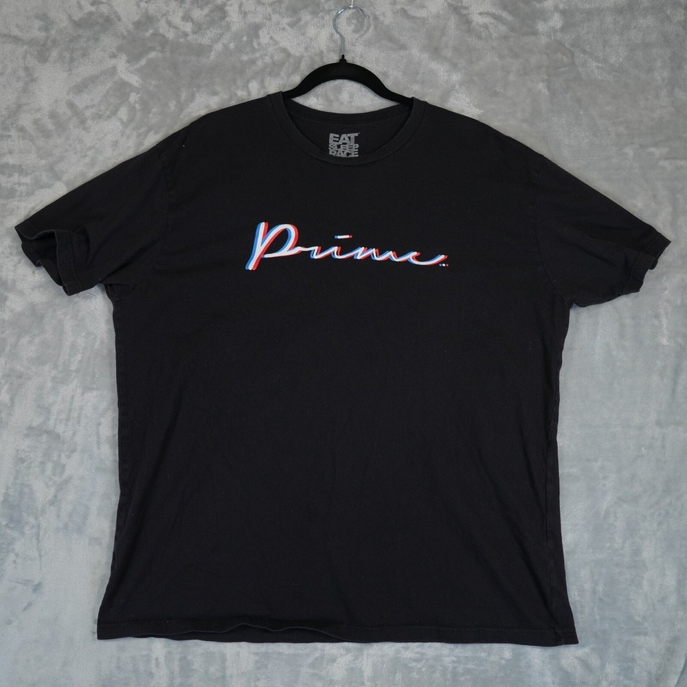 Primitive Eat Sleep Race T Shirt XXL Black Graphic Tee‎ Crewneck Short Sleeve
